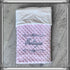 Couverture doublé en minky doux + coussin assortie personnalisé, brodée prénom et/ou ornement